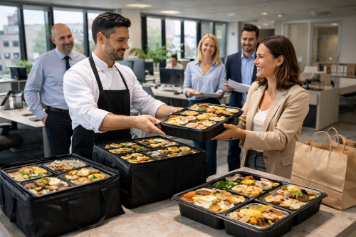 Livraison de plateau repas en entreprise à Toulouse
